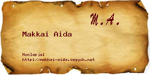 Makkai Aida névjegykártya